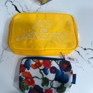 Sol de Janeiro Vibrant Yellow and Floral Bag Duo